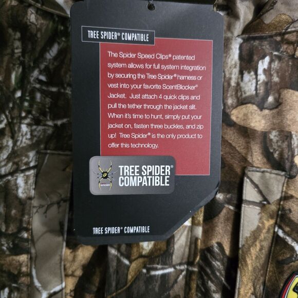 Scent Blocker Outfitter Jacket Mens Size Large Hooded Camo Hunting Apparel - Picture 9 of 16